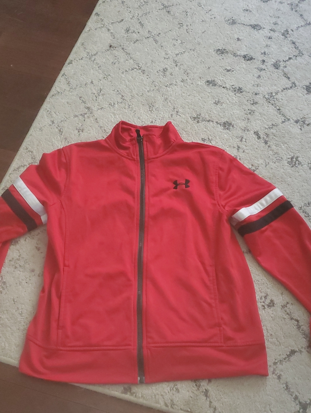 Under Armour Kids' Red Track Jacket Size Youth Medium